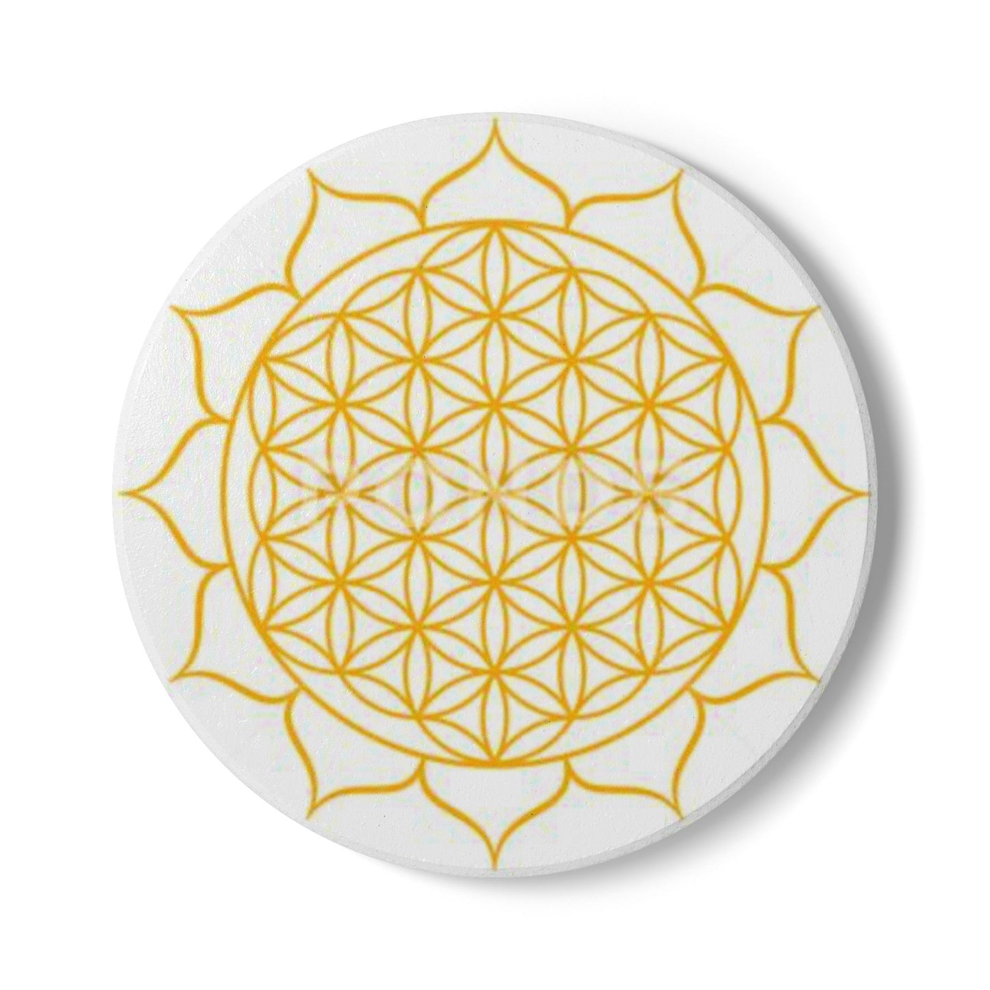 Golden Flower Coaster