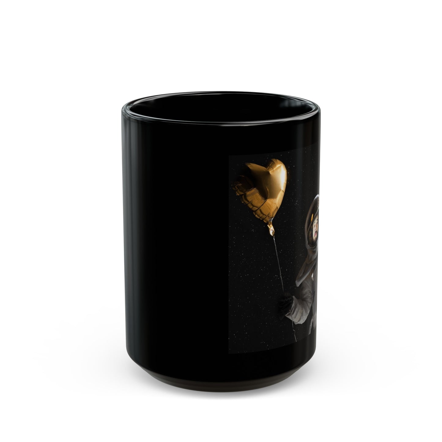 in Space with a Golden Heart -mug (11oz, 15oz)