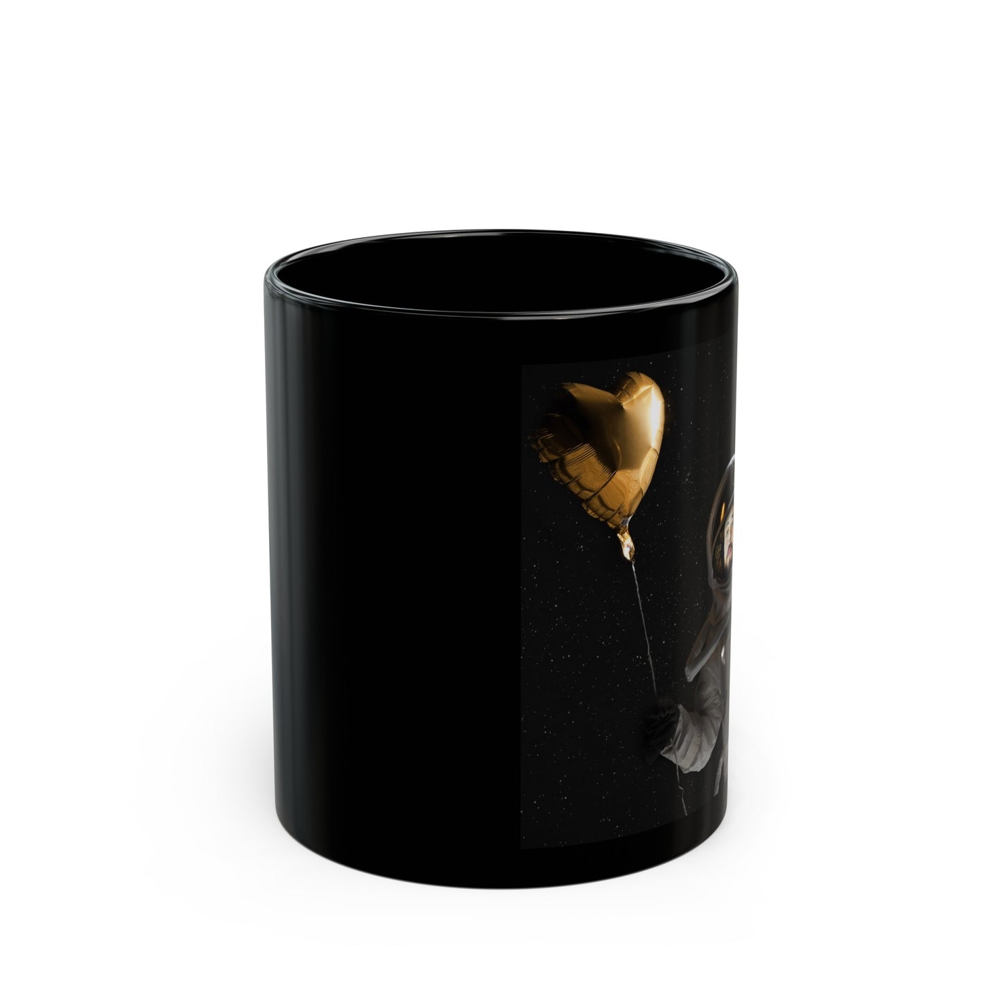in Space with a Golden Heart -mug (11oz, 15oz)