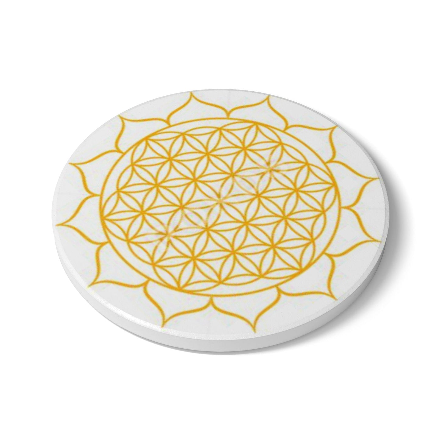 Golden Flower Coaster
