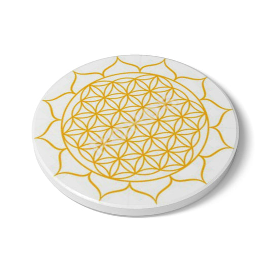 Golden Flower Coaster