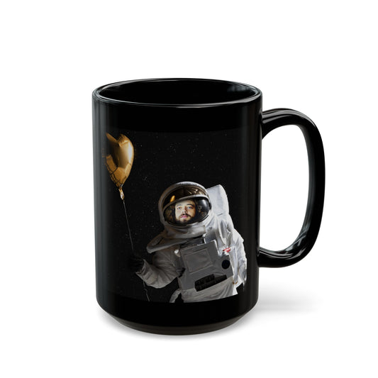 in Space with a Golden Heart -mug (11oz, 15oz)
